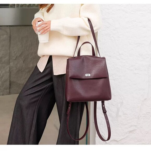 Timeless Leather Backpack Urban Elegance main image 13